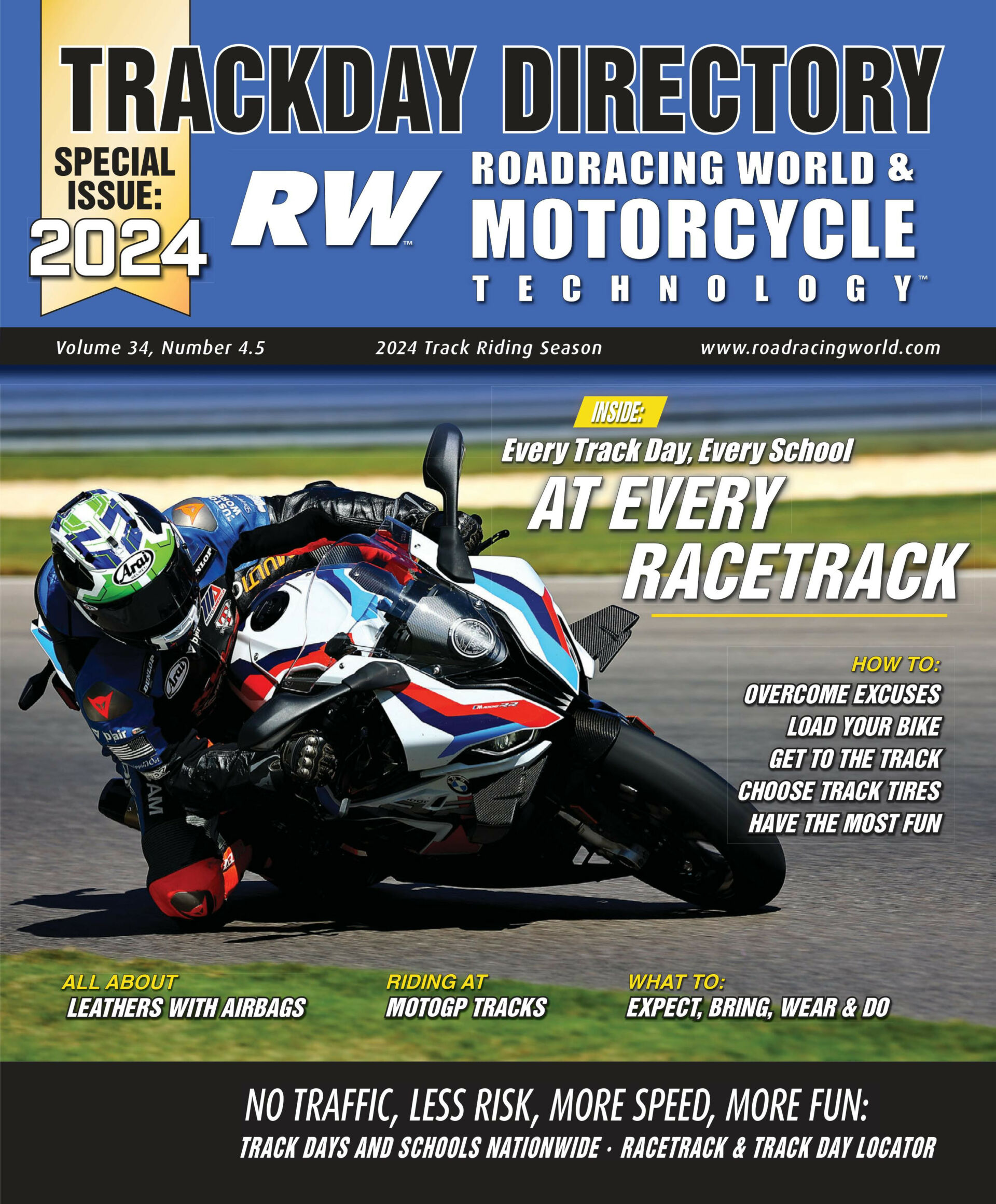 Roadracing World 2024 Trackday Directory