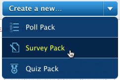 big blue create survey pack