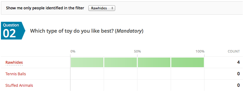 filtered choices on first option