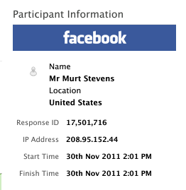 participant information