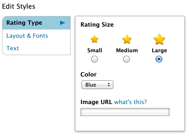 save color and size