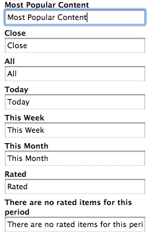 Customize Text Customize Text