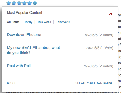 Popup example Popup example