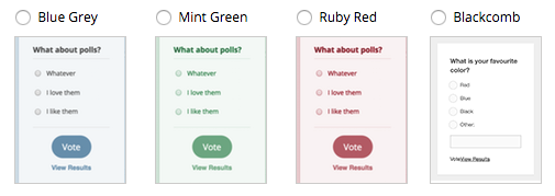 Poll Themes